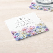 Dessous-de-verre En Papier 95th Birthday September Birth Flower Custom (Incliné)