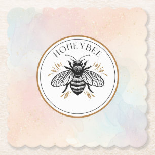 Dessous-de-verre En Papier Abeille à miel