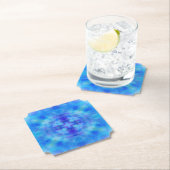 Dessous-de-verre En Papier Ailes bleues (En situation)