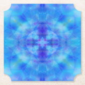 Dessous-de-verre En Papier Ailes bleues (Devant)