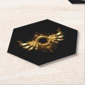 Dessous-de-verre En Papier Ailes steampunk (Incliné)