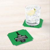 Dessous-de-verre En Papier Alcool Gratuit Et Sobre (En situation)