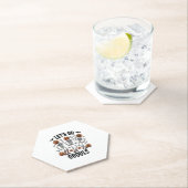 Dessous-de-verre En Papier Allons dans les Gouls, Éffrayants amusants (En situation)