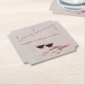 Dessous-de-verre En Papier Amour en cours de préparation Réception de mariage (Incliné)