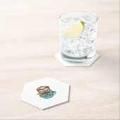 Dessous-de-verre En Papier Amoureux De Café Chibi Sloth - Cute Kawaii Sloth H (En situation)