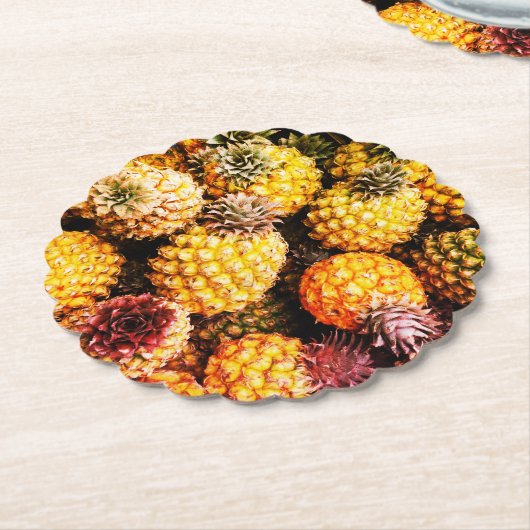 Dessous-de-verre En Papier Ananas (Incliné)