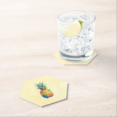 Dessous-de-verre En Papier Ananas (En situation)