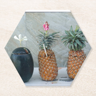 Dessous-de-verre En Papier ananas frais et sain
