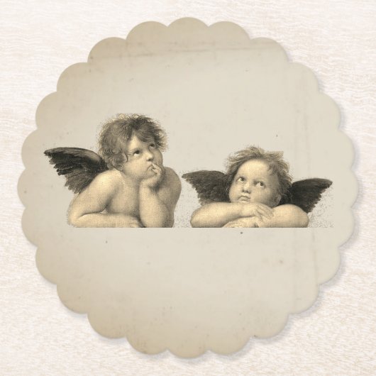Dessous-de-verre En Papier Ange d'Angel (Devant)