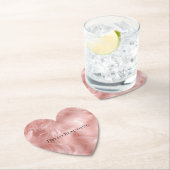 Dessous-de-verre En Papier Animal rose pâle (En situation)