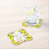 Dessous-de-verre En Papier Anniversaire du citron (En situation)