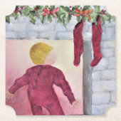 Dessous-de-verre En Papier Anticipation de Noël (Devant)