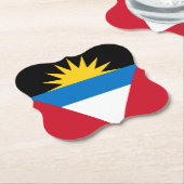 Dessous-de-verre En Papier Antigua et Barbuda Flag (Incliné)