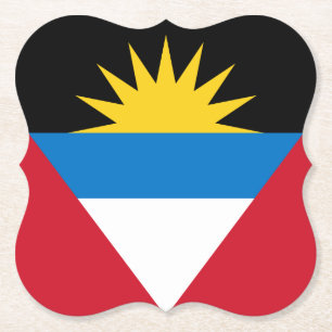 Dessous-de-verre En Papier Antigua et Barbuda Flag