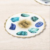 Dessous-de-verre En Papier *~* AP64 Emoto Emoto Throat Chakra (Incliné)