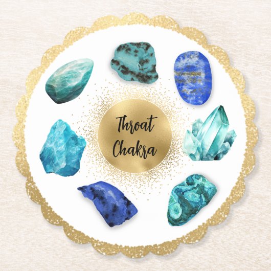 Dessous-de-verre En Papier *~* AP64 Emoto Emoto Throat Chakra (Devant)