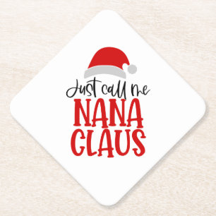 Dessous-de-verre En Papier Appelle-Moi Nana Claus-56768