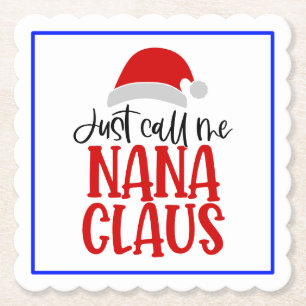 Dessous-de-verre En Papier Appelle-Moi Nana Claus-56768