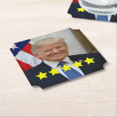Dessous-de-verre En Papier Approbation du président Donald Trump (Incliné)