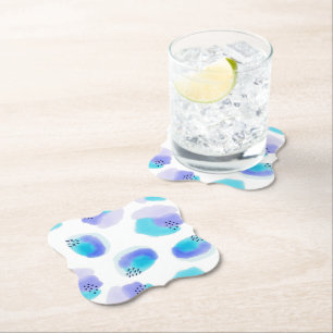 Dessous-de-verre En Papier Aquarelle brosse Dessous de verre papier