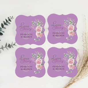 Dessous-de-verre En Papier Aquarelle rose pâle