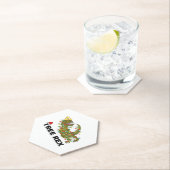 Dessous-de-verre En Papier Arbre Rex Dinosaure de Noël T Rex 2 (En situation)