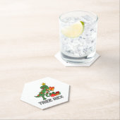 Dessous-de-verre En Papier Arbre rex dinosaure pyjama cadeau de Noël pour les (En situation)