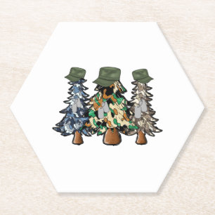 Dessous-de-verre En Papier Arbres de l'armée