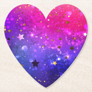 Dessous-de-verre En Papier Arrière - plan rose brillant