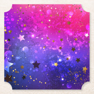 Dessous-de-verre En Papier Arrière - plan rose brillant