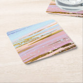 Dessous-de-verre En Papier Arrière - plan rose texturé (Incliné)