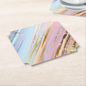 Dessous-de-verre En Papier Arrière - plan rose texturé (Incliné)