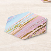 Dessous-de-verre En Papier Arrière - plan rose texturé (Incliné)