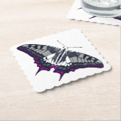 Dessous-de-verre En Papier Asexual Flag Swallowtail (Incliné)