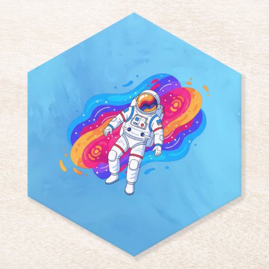 Dessous-de-verre En Papier Astronaute (Devant)