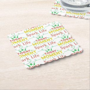 Dessous-de-verre En Papier Aujourd'hui Moment, Sac fourre-tout Spark Life