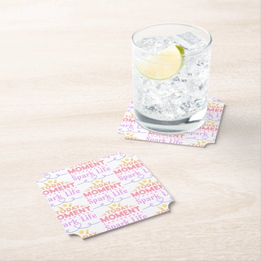 Dessous-de-verre En Papier Aujourd'hui Moment, Sac fourre-tout Spark Life (En situation)