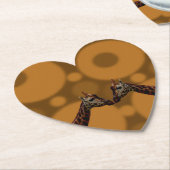 Dessous-de-verre En Papier Auto-réflexion Giraffe, (Incliné)