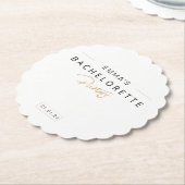 Dessous-de-verre En Papier Bachelorette | Mini-servante (Incliné)