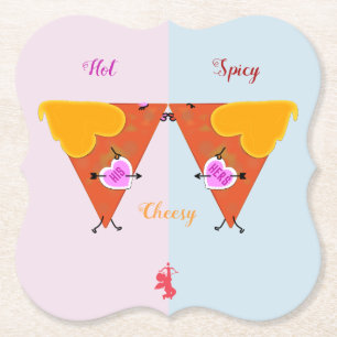 Dessous-de-verre En Papier Baiser Nacho Valentines