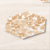 Dessous-de-verre En Papier Baisse du Dessous de verre papier d'automne (Incliné)