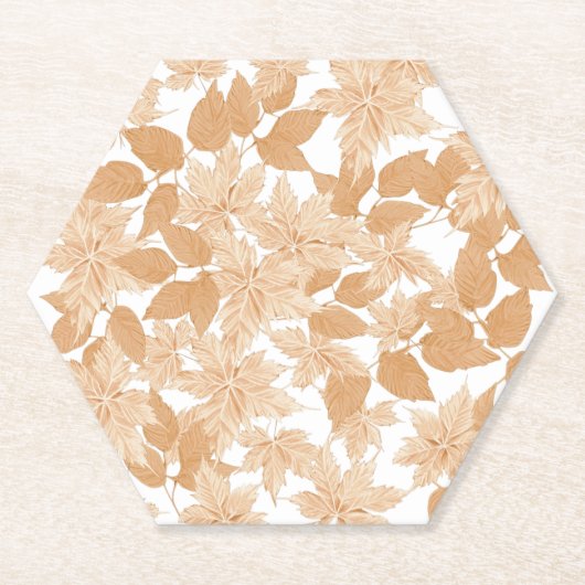 Dessous-de-verre En Papier Baisse du Dessous de verre papier d'automne (Devant)