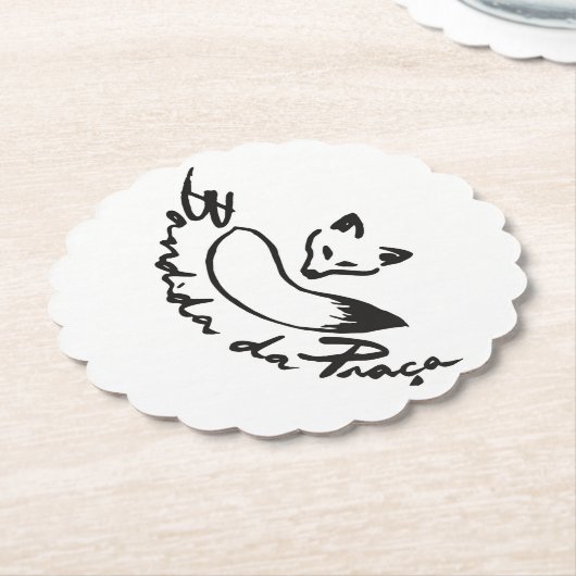 Dessous-de-verre En Papier Base para copos (Incliné)