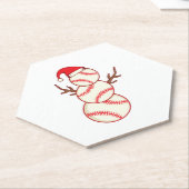 Dessous-de-verre En Papier baseball (Incliné)