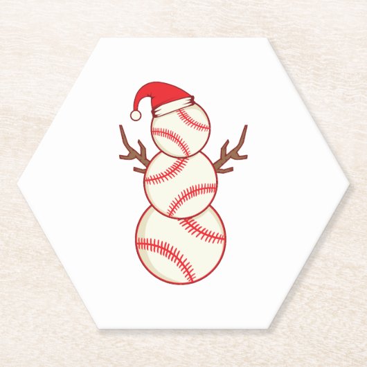 Dessous-de-verre En Papier baseball (Devant)