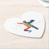 Dessous-de-verre En Papier baseball player (Incliné)