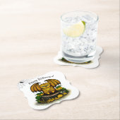 Dessous-de-verre En Papier Bat d'Halloween mignonne (En situation)