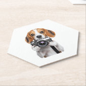 Dessous-de-verre En Papier Beagle (Incliné)