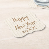 Dessous-de-verre En Papier Beauté du Nouvel An (Incliné)