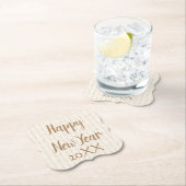 Dessous-de-verre En Papier Beauté du Nouvel An (En situation)